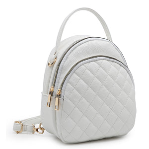 Fashion Quilted Convertible Backpack (4 Colors) - CeCe Fashion Boutique