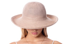 Load image into Gallery viewer, Wide Brim Sun Bucket Hat with Roll Up Edge (2 Colors)
