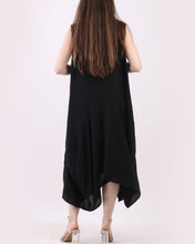 Load image into Gallery viewer, Italian Vintage Washed Linen Lagenlook Drape Dress (4 Colors)
