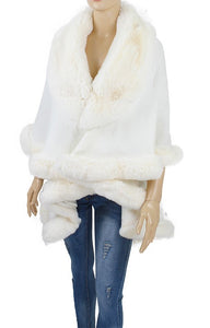 Faux Fur Shawl - Style B - CeCe Fashion Boutique