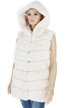 Load image into Gallery viewer, Fur Vest with Hood (3 Colors) - CeCe Fashion Boutique
