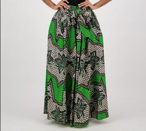 Maxi Ankara Wax Cotton Skirt - Style IDA