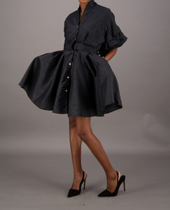 Solid Belted Dress (2 Colors)