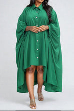 Load image into Gallery viewer, Green Cascade Dress

