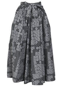 Maxi Ankara Wax Cotton Skirt - Style YZI