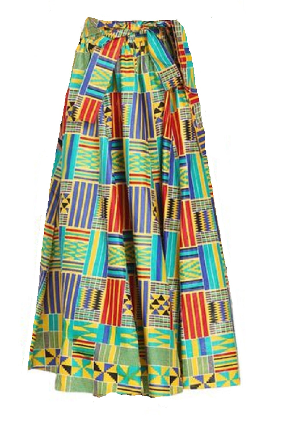 Maxi Ankara Wax Cotton Skirt - Style IZI - CeCe Fashion Boutique