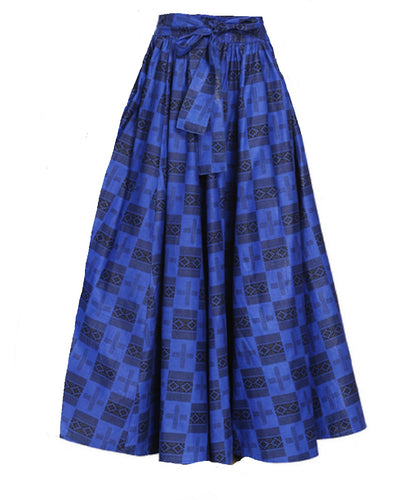 Maxi Ankara Wax Cotton Skirt - Style IDN - CeCe Fashion Boutique