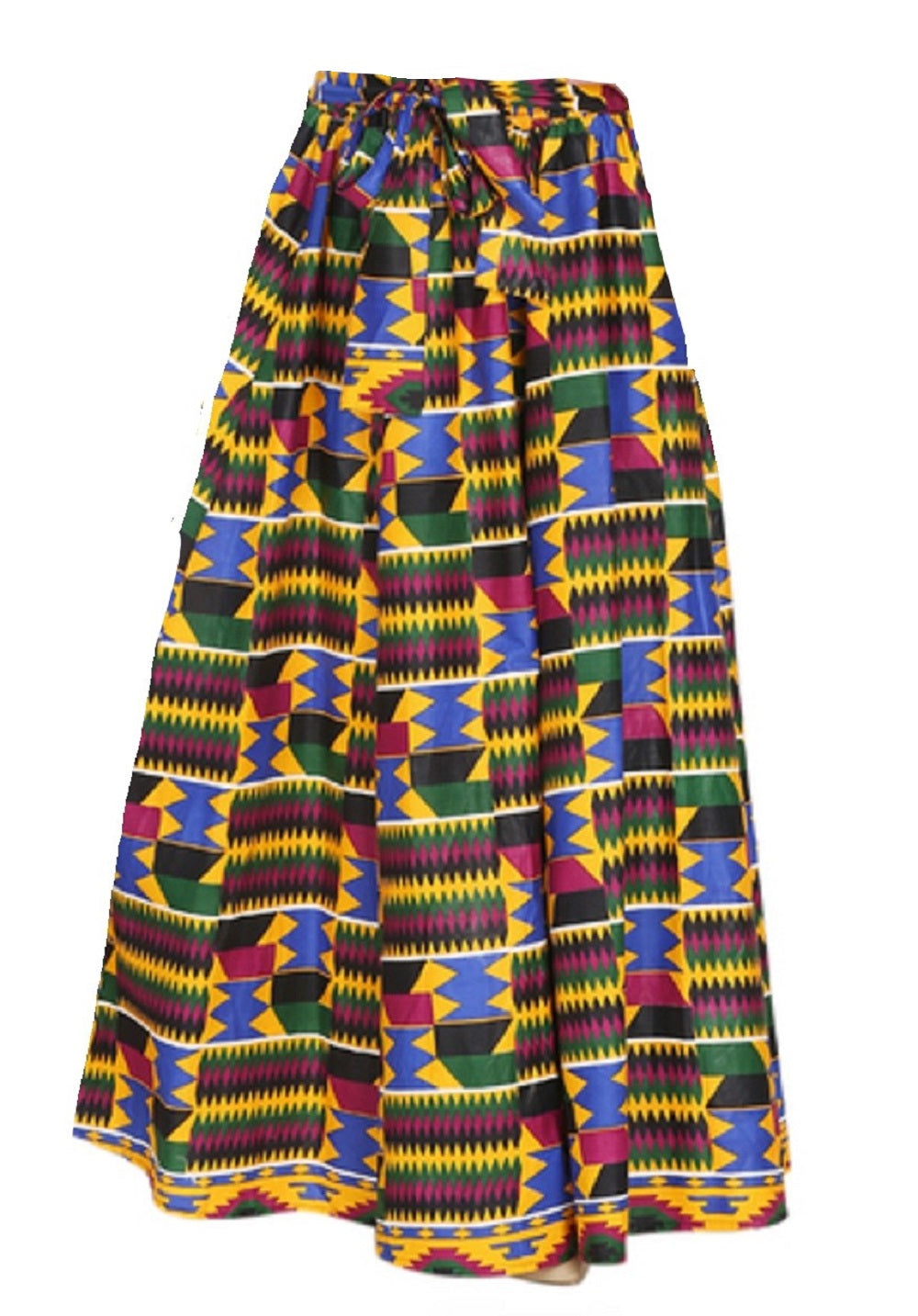 Maxi Ankara Wax Cotton Skirt - Style IDI - CeCe Fashion Boutique
