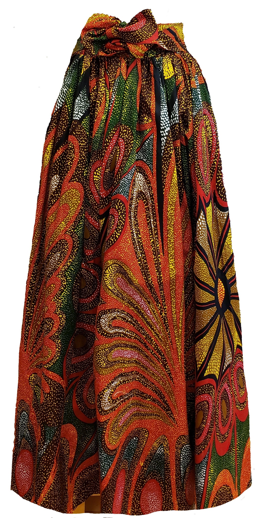 Maxi Ankara Wax Cotton Skirt - Style MZD - CeCe Fashion Boutique