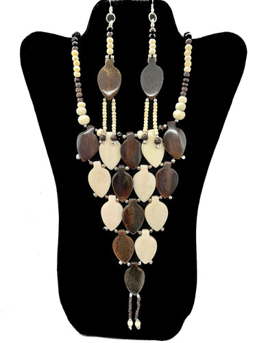 African Beaded Necklace & Earrings Set - CeCe Fashion Boutique
