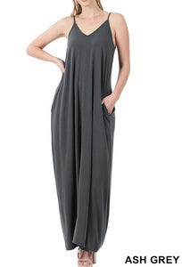 Cami Maxi Dress with Pockets (7 Colors) - CeCe Fashion Boutique