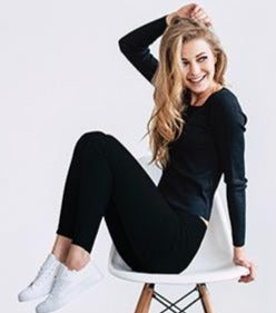 Britt's Knits Fleece Lined Leggings (Black) - CeCe Fashion Boutique