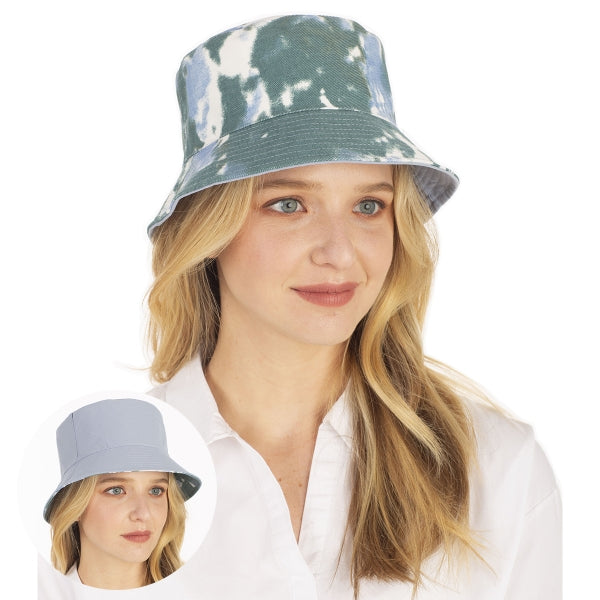 Reversible Tie-Dye Bucket Hat (2 Colors) - CeCe Fashion Boutique