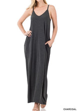 Load image into Gallery viewer, Cami Maxi Dress with Pockets
