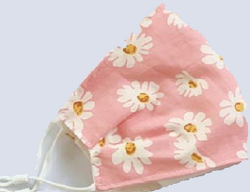 Cotton Floral Mask with 2pcs PM2.5 Filters (Pink) - CeCe Fashion Boutique