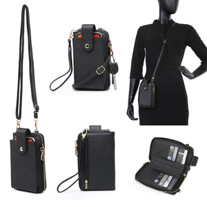 Crossbody Cellphone Purse Wallet/Wristlet (4 Colors) - CeCe Fashion Boutique