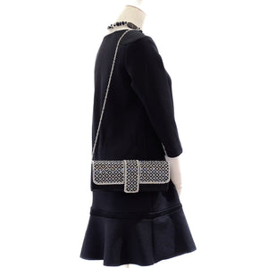 Crystal Embellished Black Clutch - CeCe Fashion Boutique