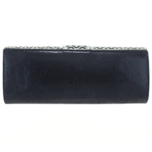 Load image into Gallery viewer, Crystal Embellished Black Clutch - CeCe Fashion Boutique
