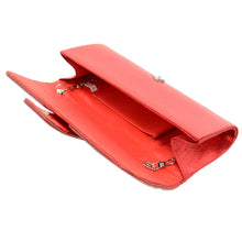 Load image into Gallery viewer, Crystal Embellished Red Clutch - CeCe Fashion Boutique
