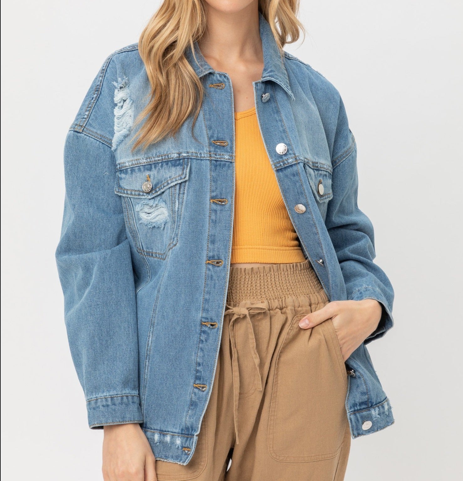 Blue Denim Jacket – CeCe Fashion Boutique