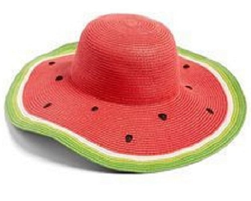 Watermelon Straw Floppy Hat - CeCe Fashion Boutique