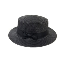 Load image into Gallery viewer, Straw Boater Hat (2 Colors) - CeCe Fashion Boutique
