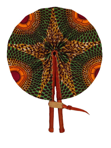 Handmade African Vintage Straw Fan - FN0019 - CeCe Fashion Boutique