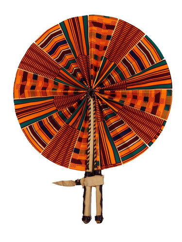 Handmade African Vintage Straw Fan - FN0021 - CeCe Fashion Boutique