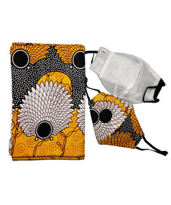 Face Mask and Head Wrap Set with Valve and Filter - CeCe Fashion Boutique