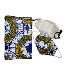 Face Mask and Head Wrap Set with Valve and Filter - CeCe Fashion Boutique