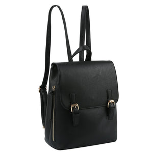 Fashion Buckle Flap Backpack (3 Colors) - CeCe Fashion Boutique