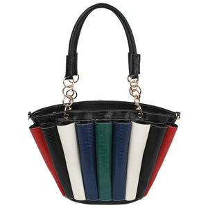 Multi Python Snake Skin Bucket Satchel (2 Colors) - CeCe Fashion Boutique