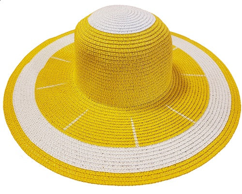 Lemon Straw Floppy Hat - CeCe Fashion Boutique