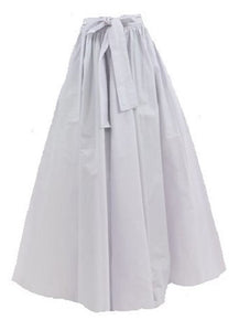 Maxi Ankara Wax Cotton Skirt - Style WHITE - CeCe Fashion Boutique