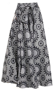 Maxi Ankara Wax Cotton Skirt - Style YI - CeCe Fashion Boutique