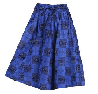 Midi Ankara Wax Cotton Skirt - Style IDN - CeCe Fashion Boutique