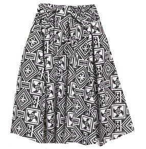 Midi Ankara Wax Cotton Skirt - Style IDX - CeCe Fashion Boutique