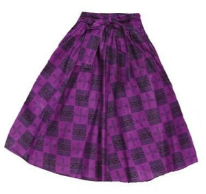 Midi Ankara Wax Cotton Skirt - Style IDY - CeCe Fashion Boutique