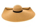 Oversized Beach Hat W/ Pin Up Brim - CeCe Fashion Boutique