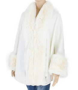 Faux Fur Shawl - Style D - CeCe Fashion Boutique