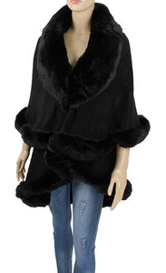 Faux Fur Shawl - Style B - CeCe Fashion Boutique