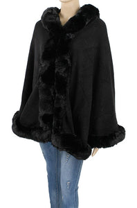 Faux Fur Shawl - Style C - CeCe Fashion Boutique