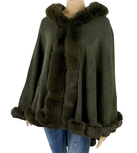 Faux Fur Shawl - Style C - CeCe Fashion Boutique