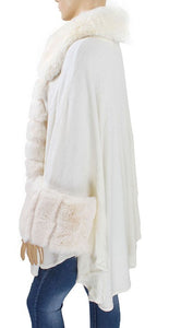 Faux Fur Shawl - Style A - CeCe Fashion Boutique
