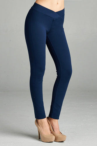 Seagull Shaped Pants - Navy - CeCe Fashion Boutique