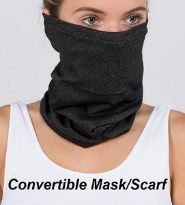Tube Mask (Solid Black) with Filter - CeCe Fashion Boutique