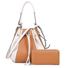 Load image into Gallery viewer, Two Tone Hobo Bag with Wallet (2 Colors) - CeCe Fashion Boutique
