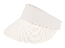 Load image into Gallery viewer, Summer Braid Poly Straw Sun Visor (6 Colors) - CeCe Fashion Boutique
