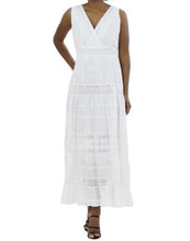 Load image into Gallery viewer, White Cotton Long Dress - CeCe Fashion Boutique

