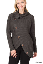 Load image into Gallery viewer, Wrap Asymmetrical Hem Sweater (2 Colors)
